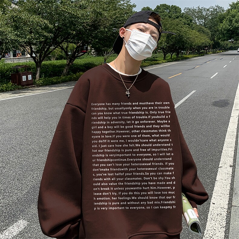 直播品质360克重磅美式卫衣H263特P28同步供应棉H263HM特P38,男装卫衣,电商A486