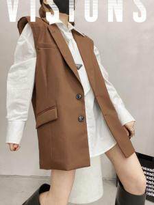 2021秋季新款肩垫马甲，女装马夹，DFC 大帆船