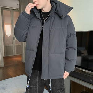 克莱因蓝冬季棉衣男加厚棉袄外套ins情侣款面包棉服M0761-P100图片