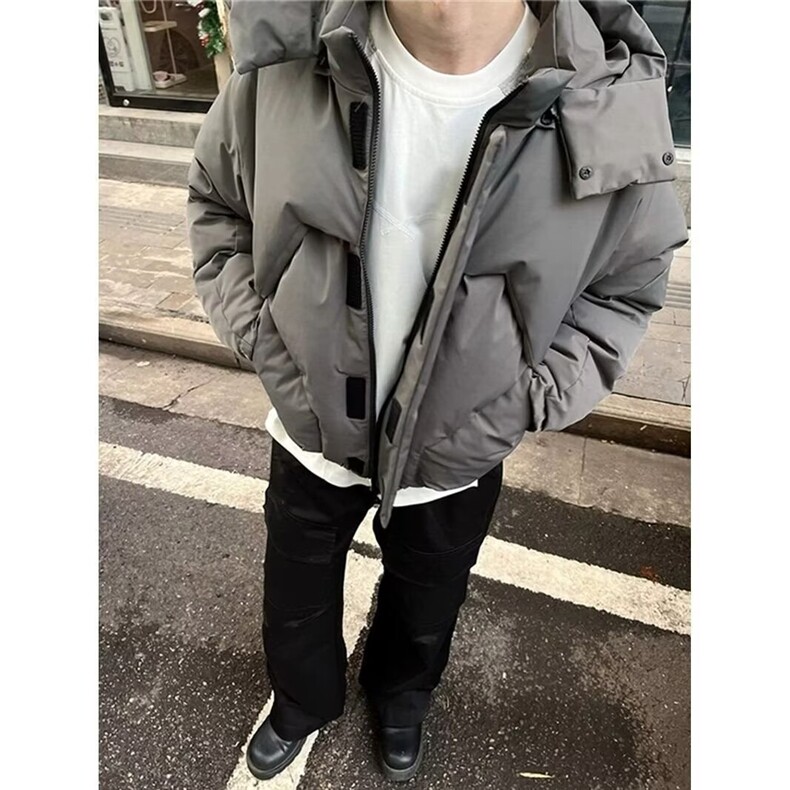 网图现货美式宽松连帽设计感加厚棉服MY2530特P90,男装棉衣,星座205-3