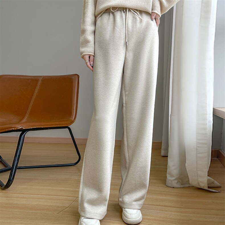 2025年秋季休闲百搭通勤系绳休闲裤，女装休闲裤，森墨