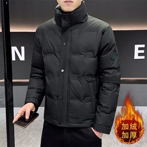 1018-MY932-P125男新款潮牌冬季外套男加厚立领鸭绒工装帅气图片