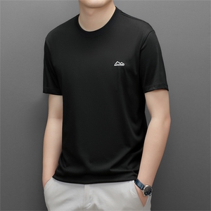 夏季新款男士短袖T恤时尚休闲条纹短袖T恤薄款半袖男装QS3102-P50图片