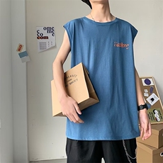 2023青春流行标准背心慵懒圆领潮背心CT831P26，男装背心/马甲，星座1116-2