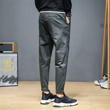 2021韩版潮流休闲裤男士潮牌束脚工装裤宽松运动长裤子男K703-P45，男装休闲裤，星座610（原A335）