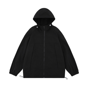 光板 得物\唯品二开 秋装三防山系户外连帽冲锋衣外套 F380P55图片
