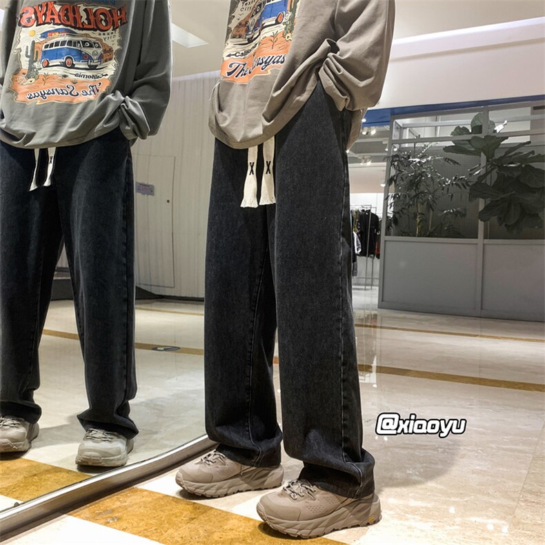XZ616秋季新款宽松百搭纯色休闲牛仔裤TY940P40控58,男装牛仔裤,星座512A（原616）