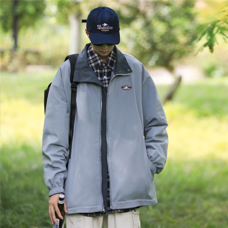 秋季青春流行男潮两面穿夹克外套H8819P58,男装夹克,星座1116-2