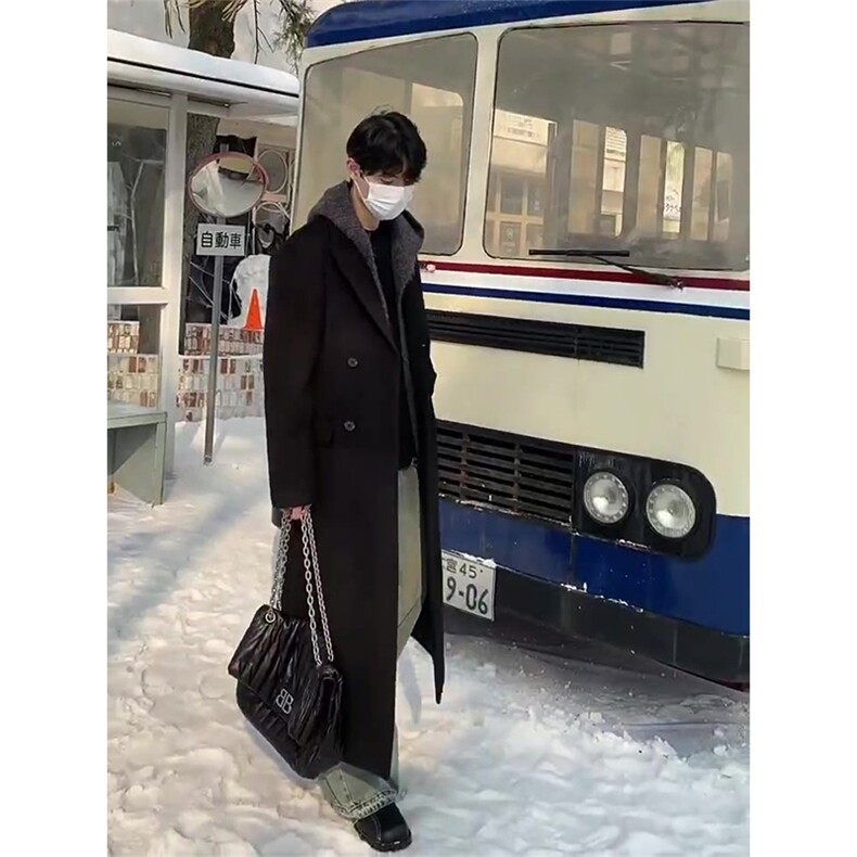 原版高品质~美式cleanfit男士中长款过膝毛呢大衣外套Y983-P125,男装毛呢大衣,星座1004-3