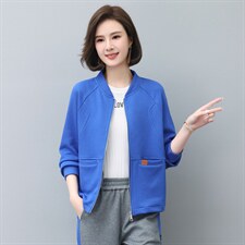 时尚休闲开衫卫衣外套女宽松显瘦百搭长袖上衣春秋新款韩版潮流，女装卫衣/绒衫，依恋蒂丝