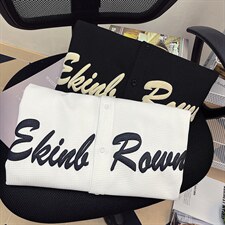 1中性华夫格大码M-5XL日系港风情侣七分袖衬衫男QCS7010P45控68，男装衬衫，星座226-2