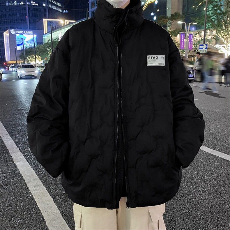 F99-P95 2024新款加厚潮牌面包服冬季韩系温柔宽松羽绒棉服男图片