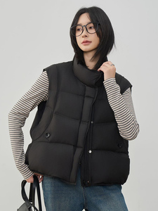 现货2025年冬季新款休闲宽松羽绒马甲女90绒图片