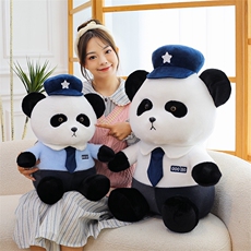 萌宝网供 警察熊猫