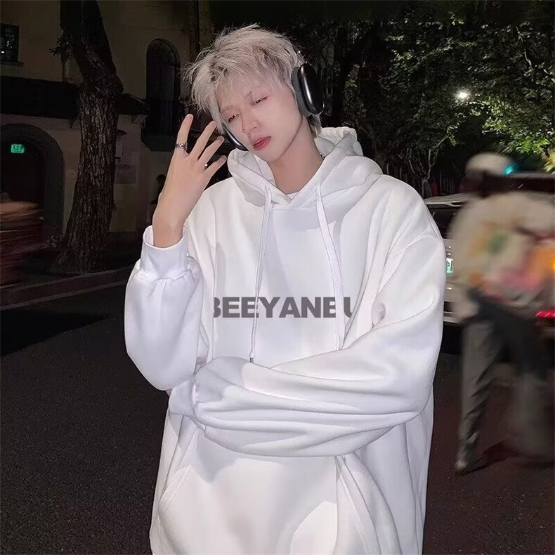 2025新款潮牌卫衣男春秋款连帽外套宽松帅气青少年学生秋季上衣服，女装短外套，星座506A