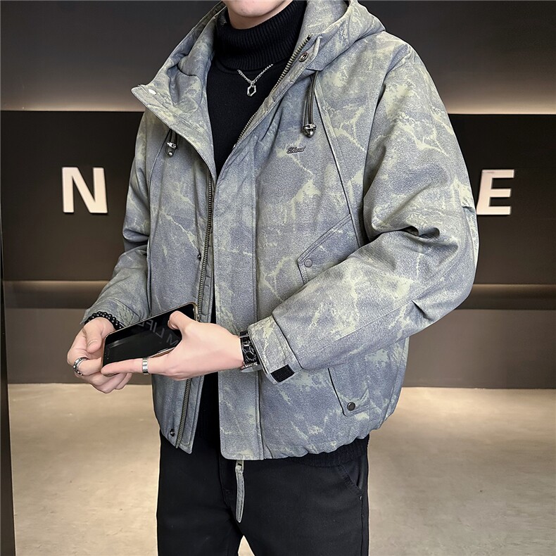 M-3XLB3533813P220绿连帽2025冬羽绒服【标50控活动价308】,男装羽绒服,电商B353