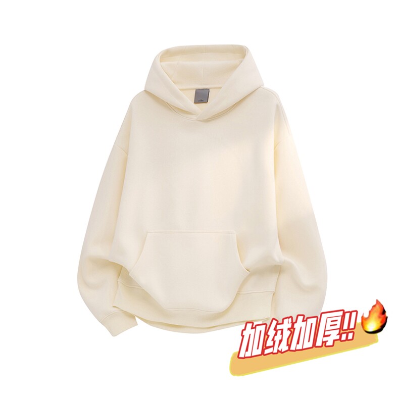 外套加绒奥粒绒卫衣无帽绳连帽重磅500克潮棉男 RH5302JR-P55图片