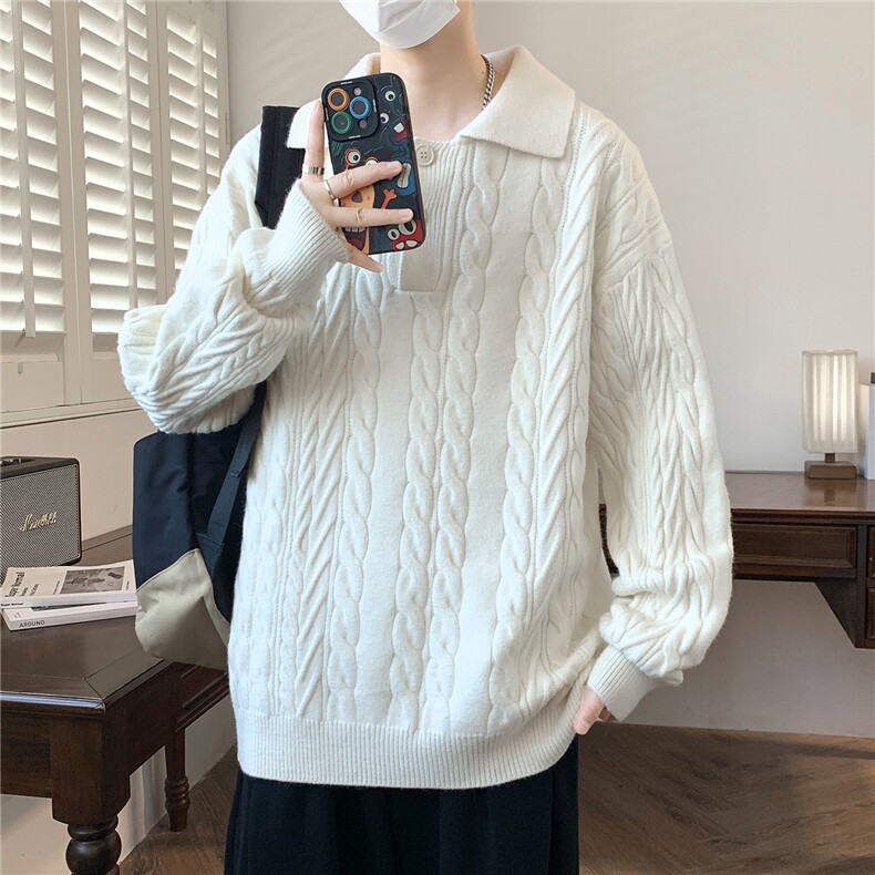 【新品】2025秋冬男士时尚休闲百搭针织连帽毛衣潮流-M253-P58，男装针织衫/毛衣，星座1105-1