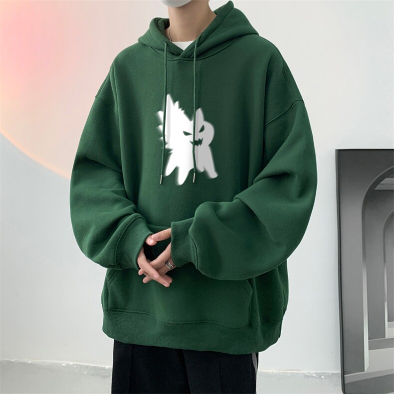 ！连帽圆领卫衣男装港风帽衫男LM170-P35,男装卫衣,电商B367