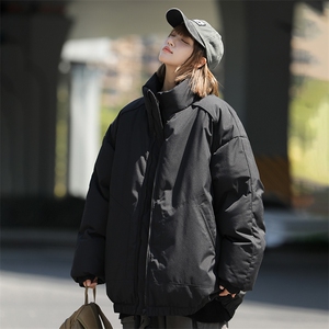现货冬季美式休闲加厚雪山外套夹克立领纯色三防户外工装棉服图片