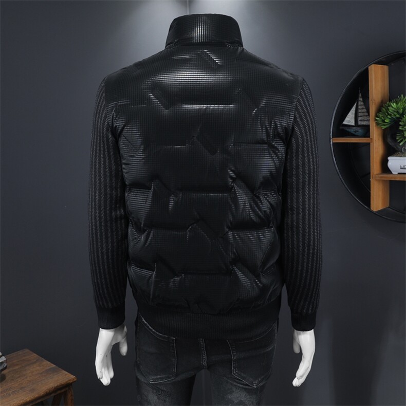 2025秋冬男士90%白鸭绒拼接设计羽绒服外套钱塘6036-Y2221P310,男装羽绒服,钱塘6036（原3026）