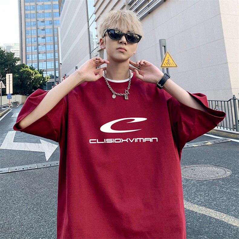 量大优 供视频 220克美式短袖t恤T3050得物直播有280克品质图片
