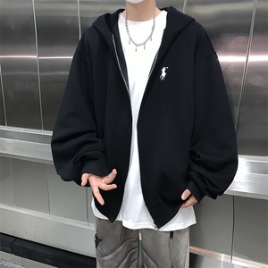 W6165 P75 控108 高品质刺绣双拉链头开衫卫衣男女图片