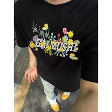 刺绣纯棉潮牌刺绣短袖ZX0151-P35，男装T恤，星座313A(原308A-2)