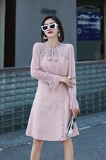 秋装新品连衣裙，女装连衣裙，千利红