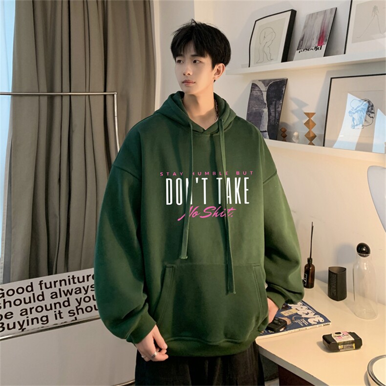 抖音品质秋季320G华棉男士连帽大码印花卫衣WYH519-P45控68,男装卫衣,电商B370