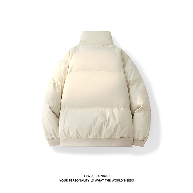 白底冬季纯色立领PU皮棉衣外套男休闲加棉加厚棉服-A2355TP78,男装棉衣,电商B241