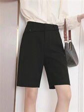 2022新款潮时尚休闲百搭显瘦气质宽松五分裤，其它，L·H·X