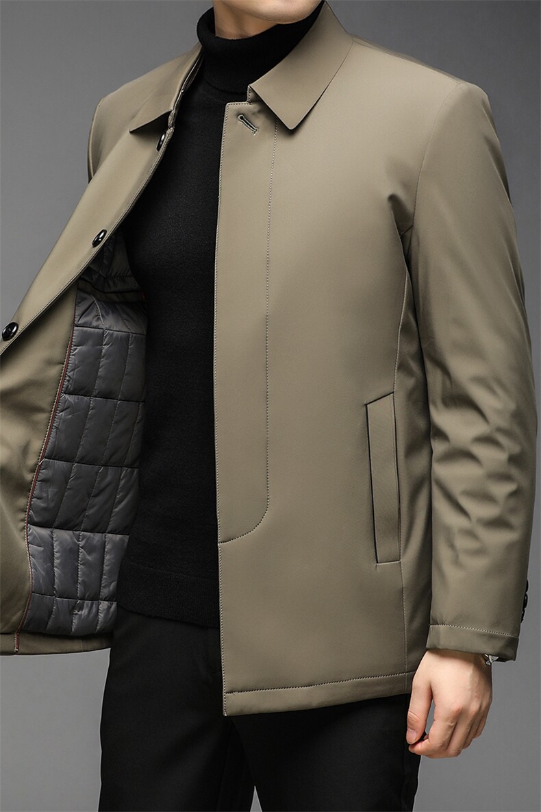 冬季棉衣男中年翻领棉服中老年冬季休闲外套爸爸装QLMMF9985-P175,男装棉衣,电商B212（原钱塘6029）