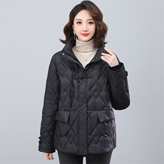 2023冬季时尚简约优雅休闲潮流保暖复古羽绒服，女装羽绒服，独衣靓