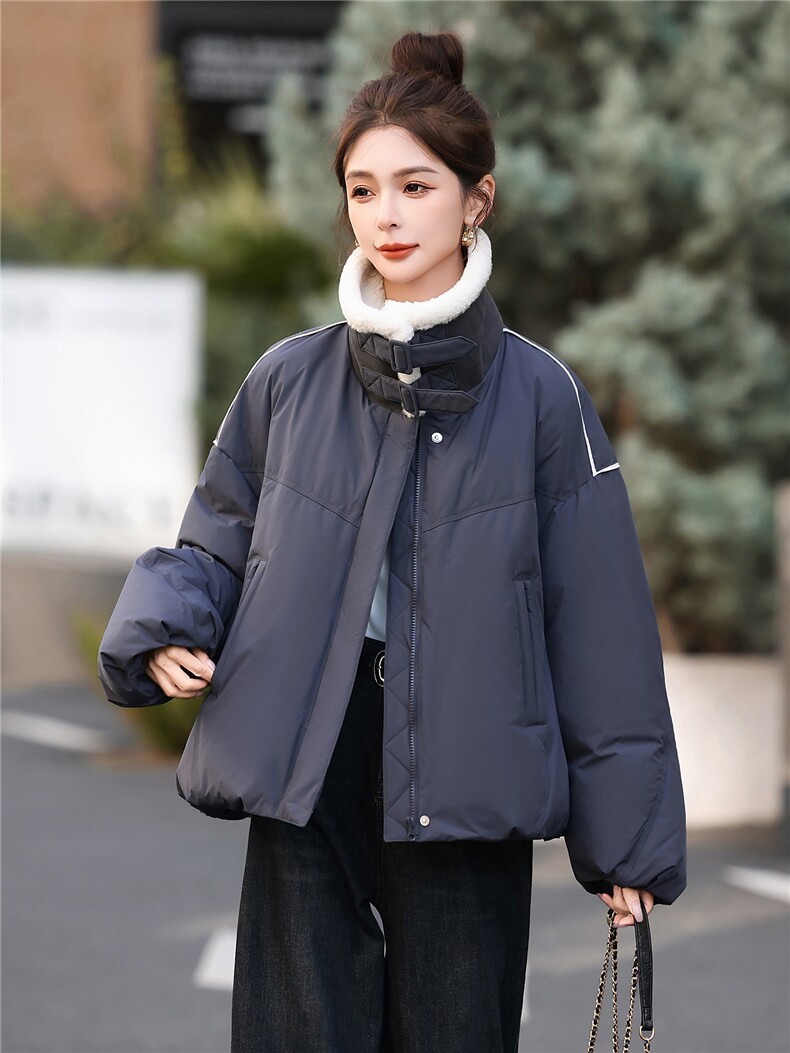 2025冬装新款保暖宽松派克羽绒服,女装羽绒服,鑫鑫格