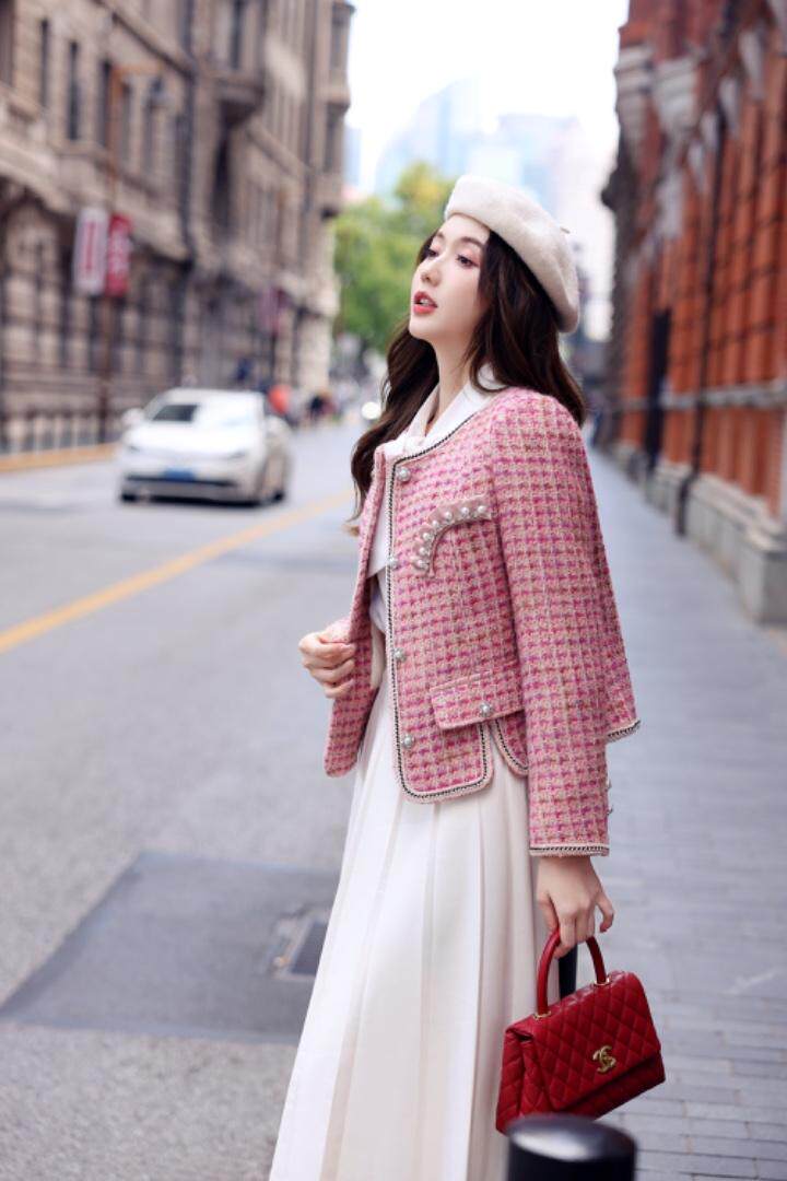 90绒小香风羽绒服，女装羽绒服，卡西姆