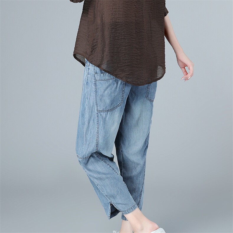 裤子潮流舒适简约韩版通勤2021年夏季减龄文艺,女装休闲裤,叶笙衣