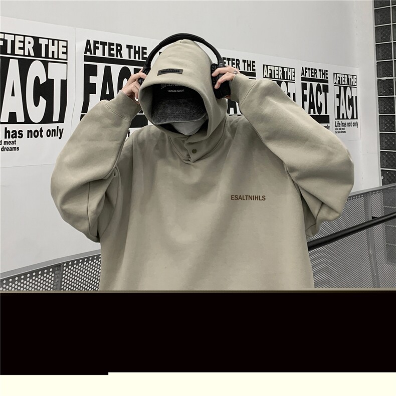 供抖音丶重磅高品棉350克排扣连帽esa卫衣LW6108-特p58控78,男装卫衣,星座508（原C305）
