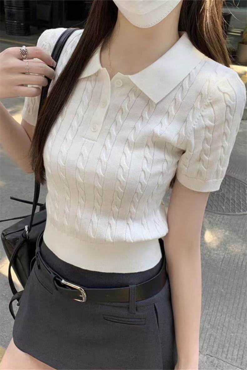 2025夏季新款宽条纹短袖,女装T恤,锦瑟羊绒