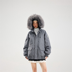 美式连帽大毛领冬季加绒加厚棉衣男士设计感棉服HY2005-特P105，男装棉衣，星座610B-1