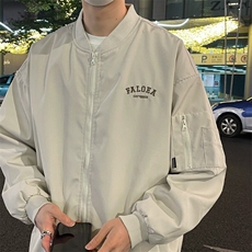 日系春新款潮牌夹克男女ins复古情侣宽松休闲工装外套W6361-P62，男装夹克，星座412-2