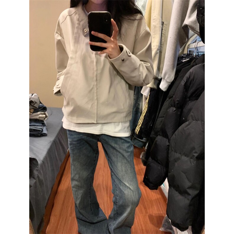 【有货】cleanfit高级感玉米格外套底特律工装夹克8252LL-特P65,男装夹克,星座1007（原301D）