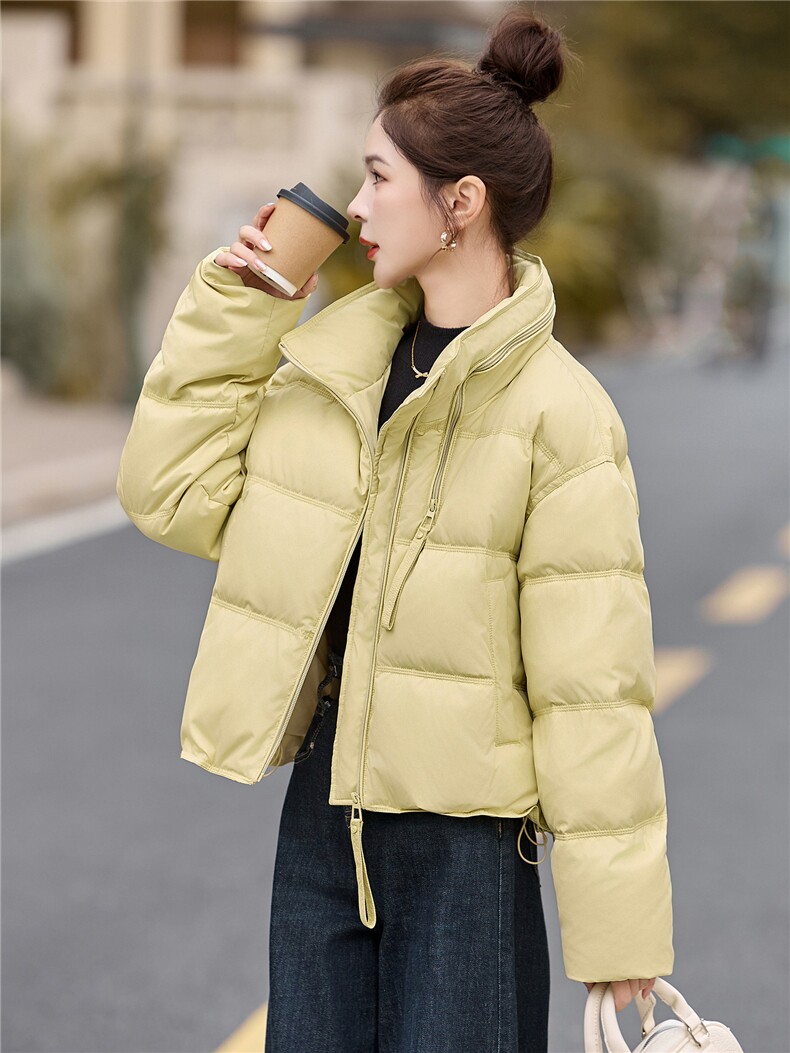2025年冬季保暖90白鸭绒,女装羽绒服,艾尚靓装