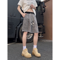 A178男女同款冰丝速干短裤休闲夏季外穿宽松休闲裤DK160-P28，男装休闲裤，电商A178