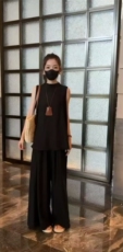 2025韩系松弛感无袖慵懒风套装，女装套装/套裙，雪兔电商全品类