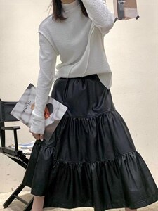 小高领肌理感打底图片