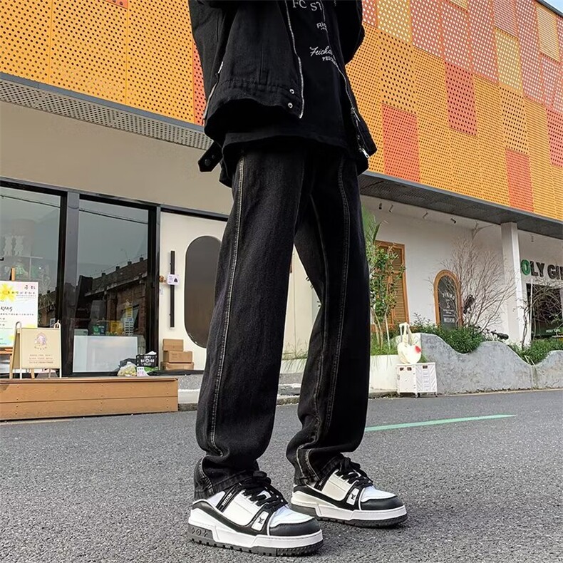 美式牛仔裤男款秋季长裤潮WH60P50,男装牛仔裤,星座1116-2