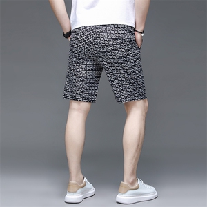 C233507钱塘2020-2夏季新款男士薄款直筒休闲裤时尚潮流短裤P54图片