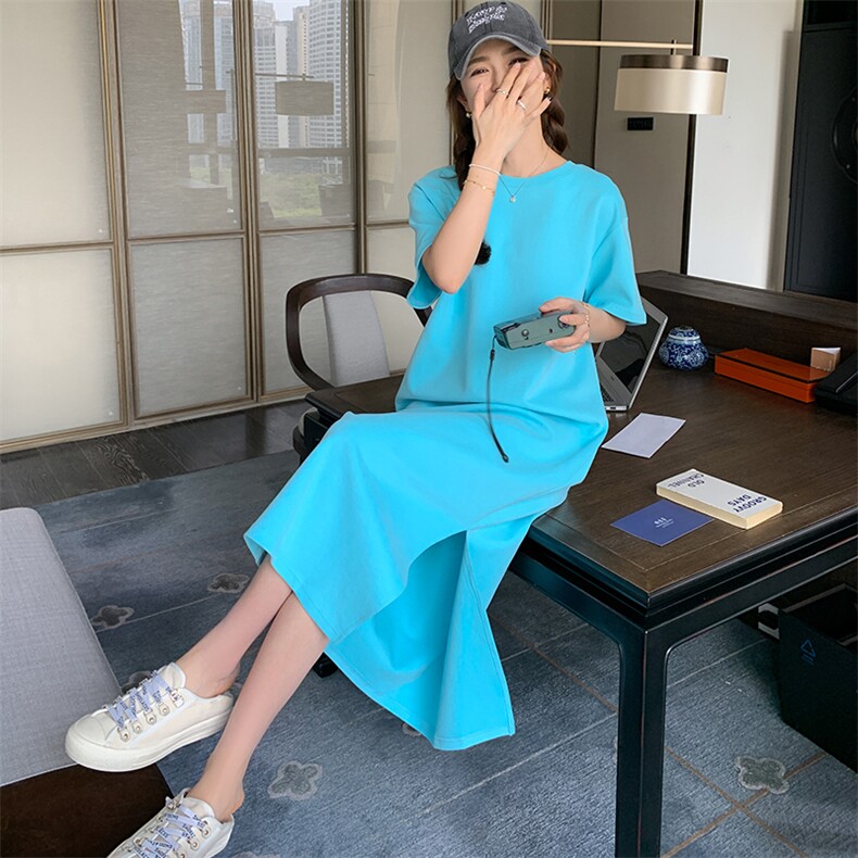 现货休闲性感后背镂空慵懒针织连衣裙2C075-126-P105K158,女装连衣裙,菡迪欧娜