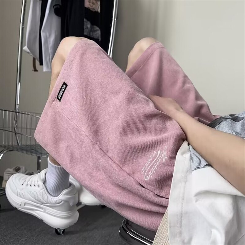 男新款青少年时尚休闲裤弹力刺绣 D1077 P30图片